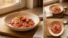 Makaron z truskawkami i śmietanką – letni klasyk gotowy w 15 minut