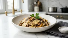 Łazanki z kapustą kiszoną i soczewicą – sycący obiad bez mięsa krok po kroku