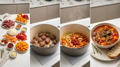 Gulasz węgierski z dynią – gęsty, rozgrzewający i prosty do zrobienia w jednym garnku