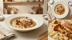 Kremowe risotto z kurkami i kurczakiem – prosty sposób na smak jak z włoskiej trattorii