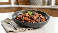 Klasyczny bigos myśliwski – aromatyczny, gęsty i najlepszy po odgrzaniu