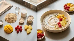 Kremowa owsianka kokosowa w 10 minut – prosta baza pod ulubione owoce