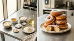 Miękkie oponki serowe bez wyrastania – szybki przepis na złote krążki