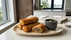 Krokiety z mięsem jak z domu: sprężyste naleśniki i chrupiąca panierka