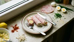 Roladki z szynki na zimno: 3 nadzienia i triki, żeby się nie rozklejały