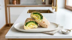 Wrap z pastą jajeczną i awokado – szybki pomysł zamiast kanapek