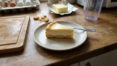 Sernik z blendera na biszkoptach: gładki, równy i bez grudek