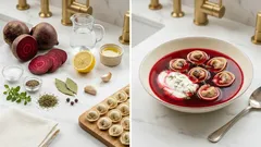 Barszcz czerwony z uszkami jak z domu – klarowny, aromatyczny i lekko kwaśny