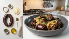 Kaszanka z cebulą i majerankiem z patelni – prosta, domowa i soczysta