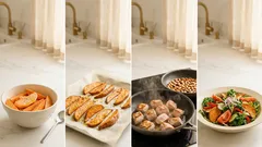 Sałatka z batatem i indykiem – sycąca na obiad i do lunchboxa