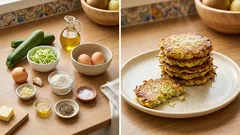 Chrupiące placki z cukinii z patelni – trik z odciskaniem, który robi różnicę