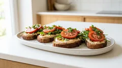 Kanapki z pastą z wędzonego tofu – proste, kremowe i gotowe w kilka minut