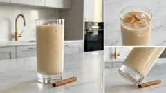 Koktajl chałwowy z bananem i skyrem – gęsty, kremowy i gotowy w 5 minut