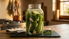 Ogórki kiszone w słoikach: prosty przepis na chrupiące i aromatyczne kiszonki