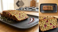 Pasztet z soczewicy z żurawiną – wegański, aromatyczny i zawsze dobrze się kroi