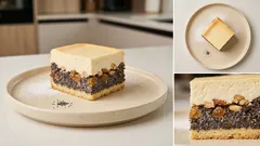 Seromakowiec z równymi warstwami – prosty przepis na efektowne ciasto świąteczne