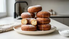 Oponki na jogurcie bez drożdży – miękkie w środku i gotowe bez wyrastania