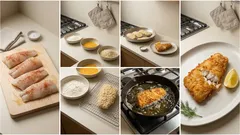 Dorsz smażony po polsku w chrupiącej panierce panko – prosty sposób na złoty filet