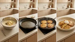 Fuczki z kapusty kiszonej – chrupiące placki z patelni, gotowe w kilkanaście minut