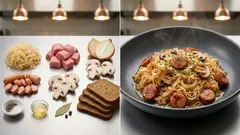 Fit bigos z kapusty kiszonej i pieczarek – aromatyczny, lżejszy i na kilka dni