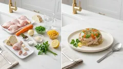 Galaretka z kurczaka krok po kroku – klarowna, sprężysta i zawsze się udaje