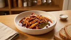 Wegańskie śledzie z boczniaków po kaszubsku – wyrazisty sos i prosty przepis