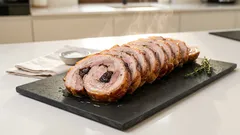 Boczek zawijany ze śliwkami – domowa rolada z piekarnika, idealna na zimno