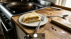 Puszyste naleśniki ze skyrem pitnym waniliowym – miękkie jak chmurka, z jednej miski