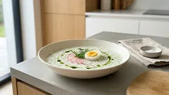 Chłodnik ogórkowy na kefirze – lekka letnia zupa, która najlepiej smakuje po schłodzeniu