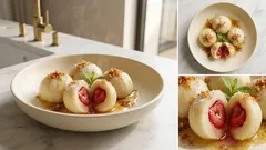 Knedle z truskawkami jak u babci – miękkie ciasto ziemniaczane i maślana okrasa