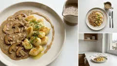 Aksamitny sos grzybowy ze śmietanką – prosty przepis krok po kroku