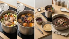 Czernina na kaczym wywarze z suszonymi owocami – przepis krok po kroku