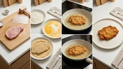 Kotlet schabowy jak z domu: chrupiąca panierka i soczyste mięso krok po kroku