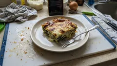 Lasagne ze szpinakiem i fetą – kremowa, sycąca zapiekanka na domowy obiad