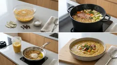 Grochówka z wędzonym boczkiem – gęsta, rozgrzewająca i zawsze się udaje