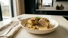 Gołąbki w sosie grzybowym z piekarnika – miękkie, soczyste i naprawdę domowe