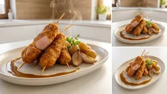 City chicken – chrupiące szaszłyki z wieprzowiny i cielęciny, smażone i dopiekane