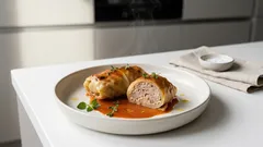 Gołąbki w sosie pomidorowym jak u mamy – miękkie liście i soczysty farsz